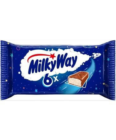 The Original Milk Chocolate Nougat Bar - Milky Way Fun Size Milk Chocolate Bars 6 Mini Milk Chocolate Bars 21.5g - Buy Online on GoSupps.com