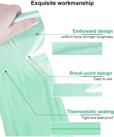 AYOTEE Mini Compostable 1.2 Gallon Small Trash Bags - Strong Bathroom Garbage Bags for Home Office Kitchen - Fits 5 Liter 1 Gal Cans - Green - Buy Online on GoSupps.com