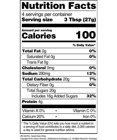 Larissa Veronica Sweet Dairy Whey (16 oz ZIN: 524704) - Buy Online on GoSupps.com