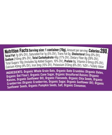 Bob's Red Mill Organic Gluten Free Oatmeal Cup - Fruit & Seed, 12 Pack | Healthy Breakfast - Buy Online on GoSupps.com