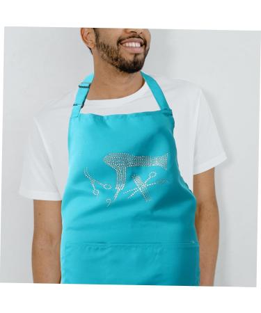 Angoily Barber Apron Hairstylist Apron Chef Apron Grilling Gloves Hair Cutting Apron Hair Dresser Apron for Women Bib Apron Waist Aprons Polyester Adjustable Hair Dye Miss - Buy Online on GoSupps.com