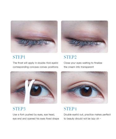 Invisible Double Eyelid Glue 5ml - Long Lasting Gel for Hooded Eyes - Double Eyelid Makeup Tool for Natural Look - Pack of 1 - Buy Online on GoSupps.com