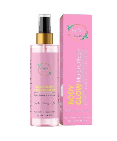 Body Glow Moisturizer with Niacinamide Aloe Vera and Hyaluronic Acid - Oil-Free Illuminating Cream Acne Moisturizer - 200ml