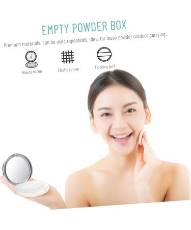VINTORKY 2pcs Powder Box Empty Box Powder Puff Holder Traveling Makeup Case Powder Puff Case Bottle As - Buy Online on GoSupps.com