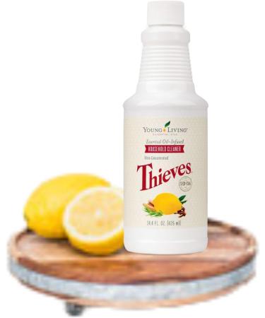 Young Living Thieves Household Cleaner - Non-Toxic Natural Cleaner for a Healthy Home - 2 Bottles (14.4 fl. oz.) - Effective for All Surfaces - Buy Internationally - Buy Online on GoSupps.com