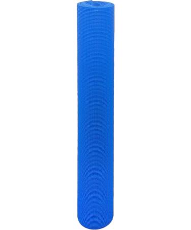 BalanceFrom 3mm Thick High Density Anti-Tear Yoga Mat - Blue | Optional Yoga Blocks Available - Buy Online on GoSupps.com