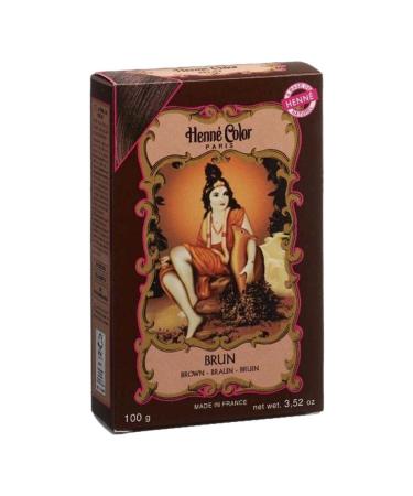 Henna Brown Colour Powder Dye 100 g Brown 100 g (Pack of 1)