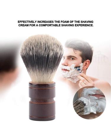Premium Razor Brush for Men - Wooden Handle Beard Cleaning Tool with Nylon Hair Perfect for Mustache & Inner Beard Care Hemu + 3 Color Options - Buy Online on GoSupps.com