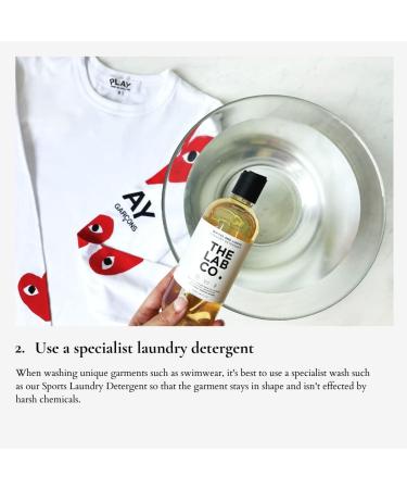 The Lab Co. Lights & Whites Wash Liquid. Non-Bio Laundry Detergent for use in washing machines and hand washing. Scented with Lavender and Orange Rind. Size 300ml. For up to 20 washes. - Buy Online on GoSupps.com
