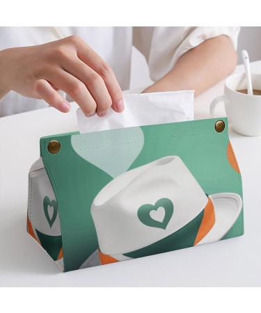 Tissue Box Cover Tissue Box Holder Heart Shape on The Hat Print Tissue Holder Travel Tissue Packs Facial Paper Holder Decorative Holder - Buy Online on GoSupps.com