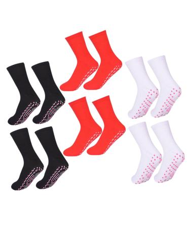 Kisangel 6 pairs warming warm socks thermosocks for cozy socks for women sock sporty socks skating socks Tourmaline slimming health socks heating socks