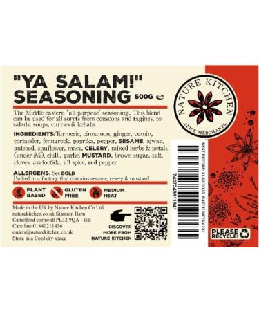 Ya Salam 500G Seasoning Spices & Herbs - Gluten-Free Vegan Blends for Everyday Cooking | Nature Kitchen - Buy Online on GoSupps.com