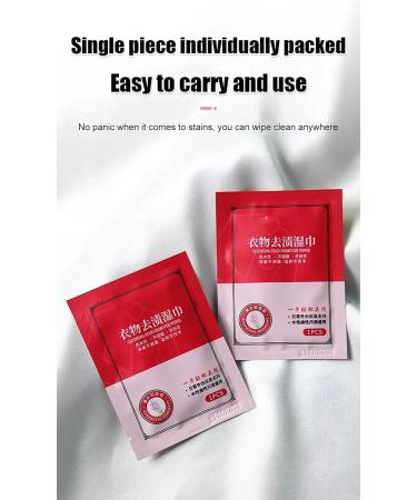 Clothes Stain Removal Wipes Stain Removal Wet Wipes Individual Wrapped Wipes Stain Remover Portable Emergency Stain Removal Wet Wipes for Clothes Fabric Stain Etc (3Bag(60Pcs)) - Buy Online on GoSupps.com