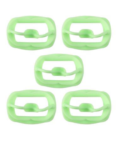 Grockstr Greens New 5 pieces Dental Retractor soft silicone intraoral lip cheek retractor mouth opener cheek extend dental orthodontic