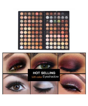 Bold & Brilliant Eyeshadow Palette - Vivid Makeup Kit Set (120-4) for Stunning International Shipping - Buy Online on GoSupps.com