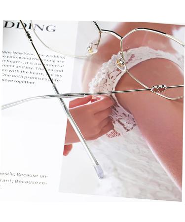 Lurrose Vintage Glasses Legs - 45 Pairs of Comfortable Earphone Silicone Socks & Metallic Glass Holder - 5 Colors Spare Parts & Bands - 7.25x0.5cm - Buy Online on GoSupps.com