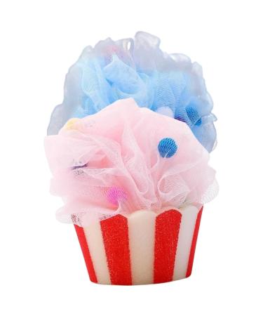 Healeved 2pcs Cartoon Bath Ball Body Scrubber Shower Accessories for Women Shower Scrubber Reusable Loofah Men Bath Ball Shower Sponge Body Loofahs for Shower Exfoliate Shower Ball