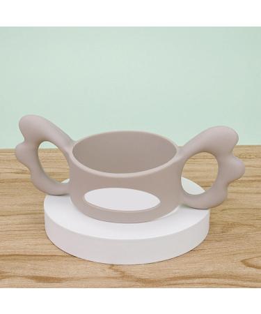 Yunsa Baby Silicone Bottle Handles - Easy Grip Wide Neck Infant & Toddler Universal Holder - Sweet Wings Shape for Small Hands - Buy Online on GoSupps.com