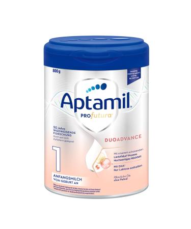 Aptamil Profutura Duoadvance 1 - initial milk from birth with DHA only lactose without palm oil baby food milk powder 1x 800 g Profutura Advance 1 - Buy Online on GoSupps.com