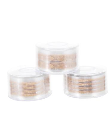 Angoily 3 Rolls Reel Double Eyelid Stickers Mesh Eyes Tapes Big Eye Tapes Double Eyelid Tapes Decal Invisible Double Eyelid Eyes Beauty Tapes Olives Cosmetic Double Eyelid Fiber