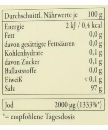 Rapunzel Iodized Sea Salt 500g - Premium Quality Sea Salt for Cooking & Baking - International Shipping Available - Buy Online on GoSupps.com
