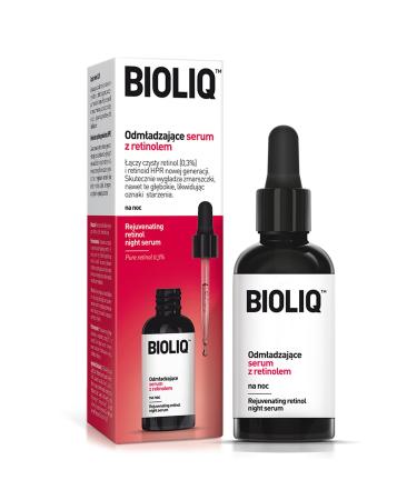 Pro Rejuvenating Night Serum w/Retinol - Advanced Formula for Strong Skin Rejuvenation and Tightening - With Pure Retinol 0.3% and HPR Retinoid Complex - Anti-Wrinkle Effect & Collagen - 20ml
