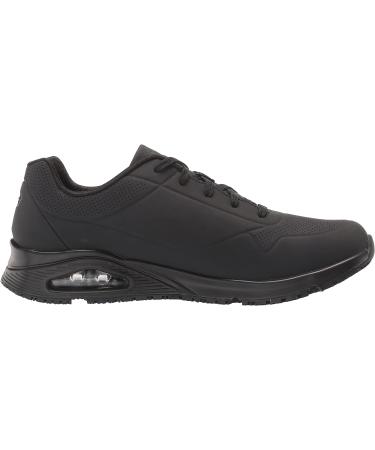 Skechers Men's Work Relaxed Fit Uno SR Sutal Sneaker - Wide Black | Size 10 Wide - Buy Online on GoSupps.com