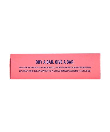 Hand in Hand Nourishing Bar Soap with Organic Shea and Cocoa Butters - Bergamot & Crisp Basil 5oz - For All Skin Types - Cactus Blossom Scent - Buy Online on GoSupps.com