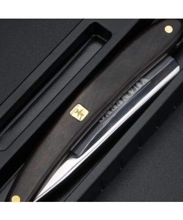 Buy Vintage Wooden Straight Razor for Men - Stainless Steel Manual Shaving Kit | Premium Barber Hairdressing Razor #01 - International Shipping - Buy Online on GoSupps.com