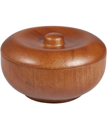 FARUTA Wooden Shaving Bowl for Men - Teak Wood Shaving Cream Bowl with Lid | International Shipping Available - Buy Online on GoSupps.com