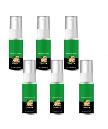 homomdy Ginger Foot Spray Foot Repair Serum Nourishing for Chapped and Dry Feet Natural Reduces Dryness and Roughness Strengthens Weak Nails Keeps Them More