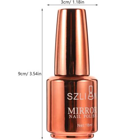 POPETPOP mirror nail polish gel nails polish gel nailpolish Safe nail polish Nice-looking nail polish sparkle nail polish silver suit nail art polish Gel Nail Polish Full diamond set Metal - Buy Online on GoSupps.com