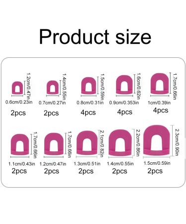 Shop Weddhuis 26PC Nail Polish Template Kit - Reusable Edge Barrier & Nail Art Accessories (Rose) - International Shipping Available - Buy Online on GoSupps.com