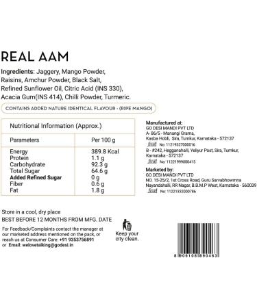 Holy Hut Real Aam | 40 Pieces | Aam Candy | Fruit Snacks | Lollipop | Mango Pop | Fruit Candy | Ripe Mango | 320 Gm - Buy Online on GoSupps.com