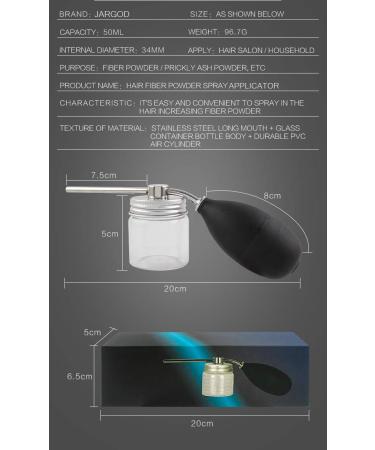Jargod Hair Building Fibers Spray Applicator - Atomizer for Hair Fibers (1 pc) - Buy Online on GoSupps.com