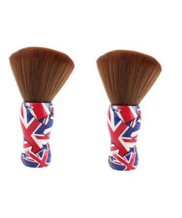 Frcolor 2st hair cleaning brush Professional shaving brush multi -purpose brushes male beard brushes male razor brush manual shaving brushes care fiber wool man household