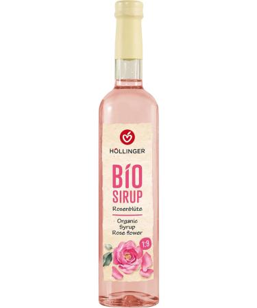 H llinger Sirop de fleur de rose biologique v g talien bouteille en verre de 3x500 ml saveur florale - Buy Online on GoSupps.com