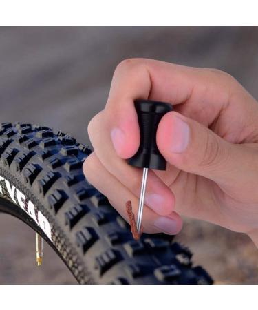 COTOUXKER Tubeless Bike Tire Repair Kit - Fix Flat & Punctures - Incl. Storage Canister, Plugger Tool & 5 Bacon Strips - for Road & Mountain Bikes - Buy Online on GoSupps.com