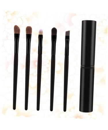 Healeved 5pcs Eyeshadow Brush with Case Eyeshadow Brush Kit Liner Brush for Eyes Blackriflecoffee - Buy Online on GoSupps.com