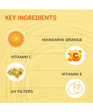 SPF 50 PA+++ Vitamin C Sunscreen | Blue Light Protection | Hydrating Non-Greasy Zero White Cast | For All Skin Types | 50g - Buy Online on GoSupps.com