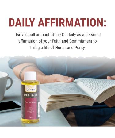 Oil of Joy Pomegranate Anointing Oil - 2 Oz for Prayer & Christian Worship | International Shipping Available - Buy Online on GoSupps.com