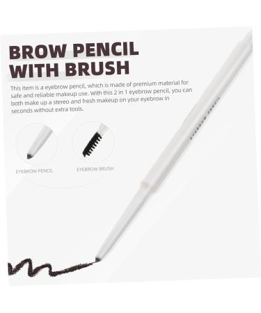 FOMIYES 2pcs Double-headed Waterproof Eyebrow Pencil Gray Eyebrow Pencil Cosmetic Tool Brush To Rotate Wild 1 count (Pack of 1) Assorted Color - Buy Online on GoSupps.com