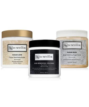 DIMYOOR X3 CACAO LOVE VOLCANIC MUD MASK SUGAR RUSH LOT FOR PERFECT FACE