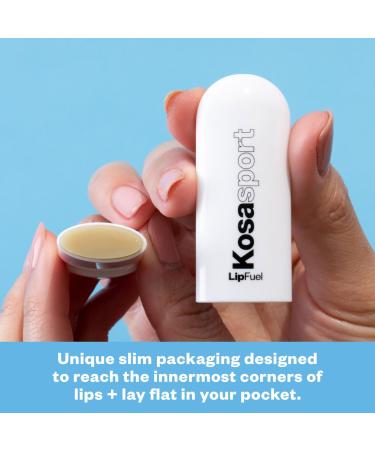 Kosas Lipfuel Hyaluronic Active Sport Lip Balm - Hydrates Energizes and Protects - Natural Lip Treatment and Care (Baseline) - Buy Online on GoSupps.com