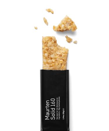 Mazen Solid 160 Energy Launch - Vegan & Gluten-Free Power Bar for Cycling & Marathon - 40g Carbs in Oat Rice - 12-Box Pack - Buy Online on GoSupps.com