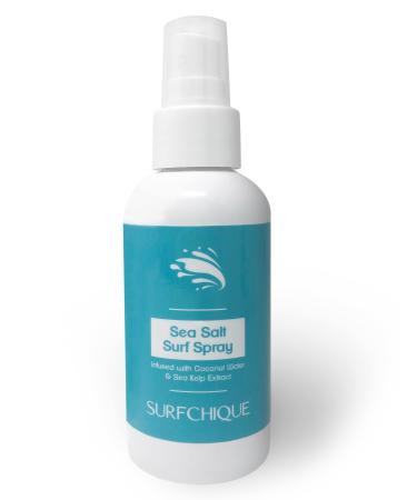 Sea Salt Surf Spray with Coconut Water for Beachy Waves & Texture (4 oz) 4 Fl Oz (Pack of 1)