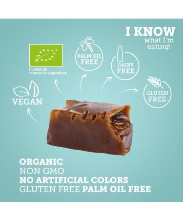 Super Fudgio Organic Coconut Bonbons | Vegan Gluten-Free Caramel Candies | No Palm Oil 10 x 150g Multipack - Buy Online on GoSupps.com