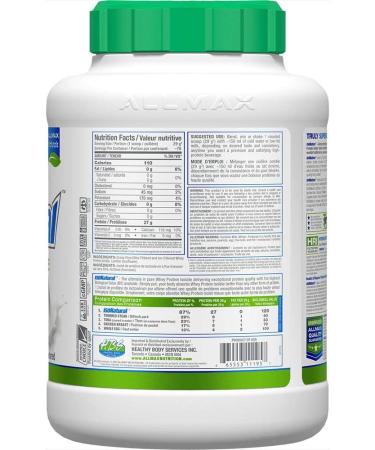 ALLMAX - IsoNatural - Whey Protein Isolate - Unflavored - 5 Pound - 78 Servings - Buy Online on GoSupps.com