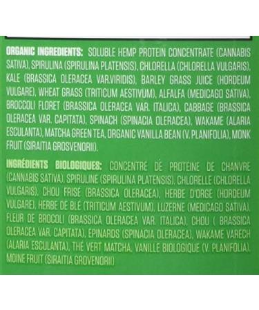 Ergogenics Plant Protein +Greens Vanilla (720 Gram 24 Servings) - Best Plant-Based Protein to Build Muscle - Organic Nutrient Rich Gluten Free Non Dairy Vegan Non Soy & Pea Non GMO Zero Sugar - Buy Online on GoSupps.com
