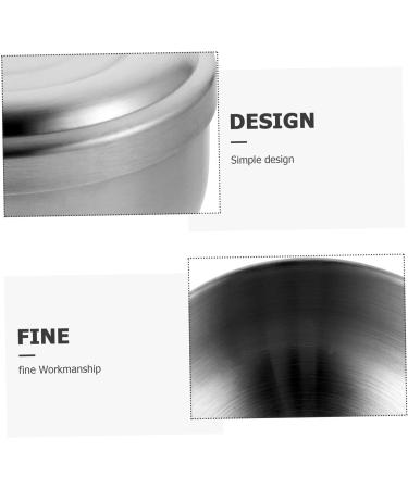 Magiclulu 3-St Men s Shave Soap Shell Container - Heavy-Duty Stainless Steel Shaving Cup with Lid | Premium Shaving Foam Holder - Buy Online on GoSupps.com